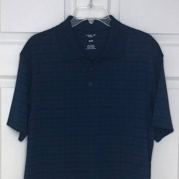 Men's Cool 18 Pro Navy Golf Polo Shirt  M - Picture 1 of 5